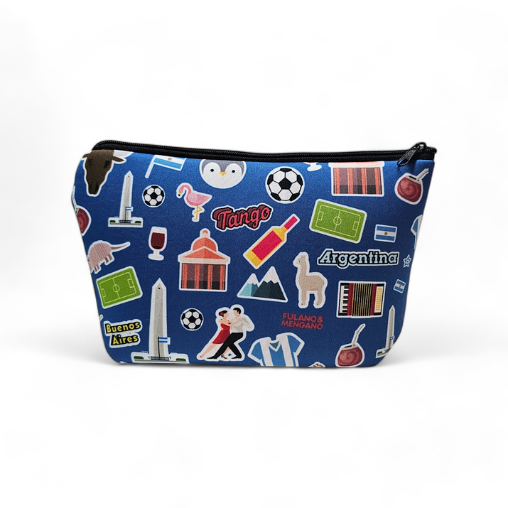 CARTUCHERA SIMPLE SIMIL NEOPREN / NECESER - PEGATINAS ARGENTINA